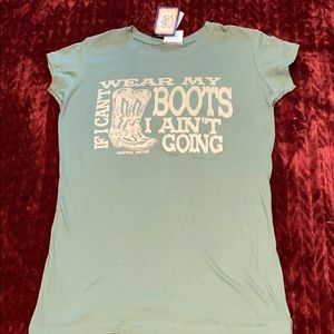 Ladies T-shirt with tags.